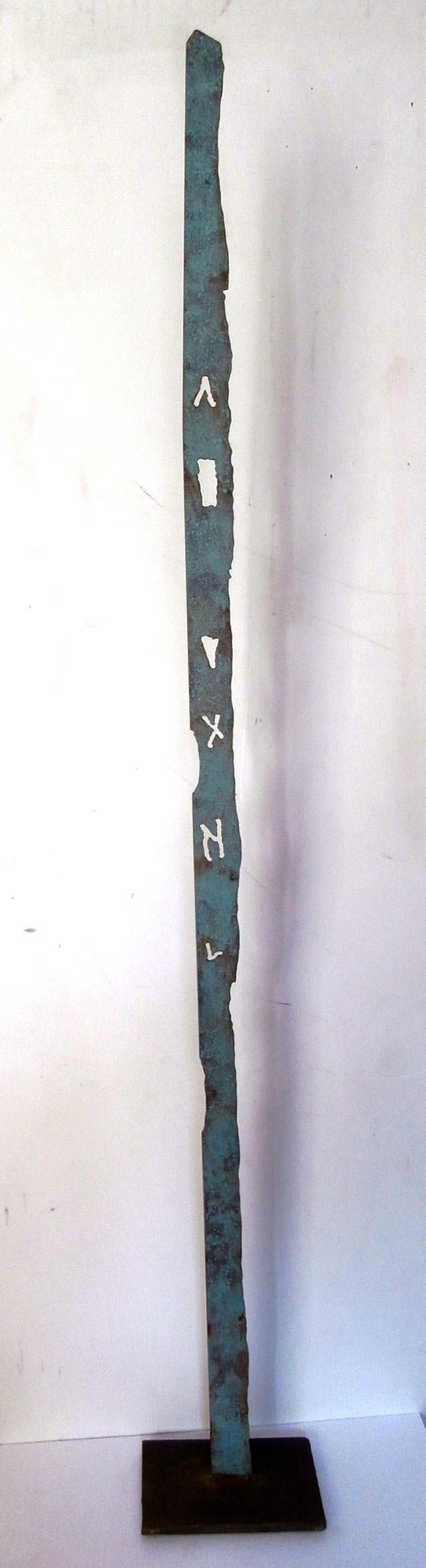 Stele YX,
102x3 cm,
2006