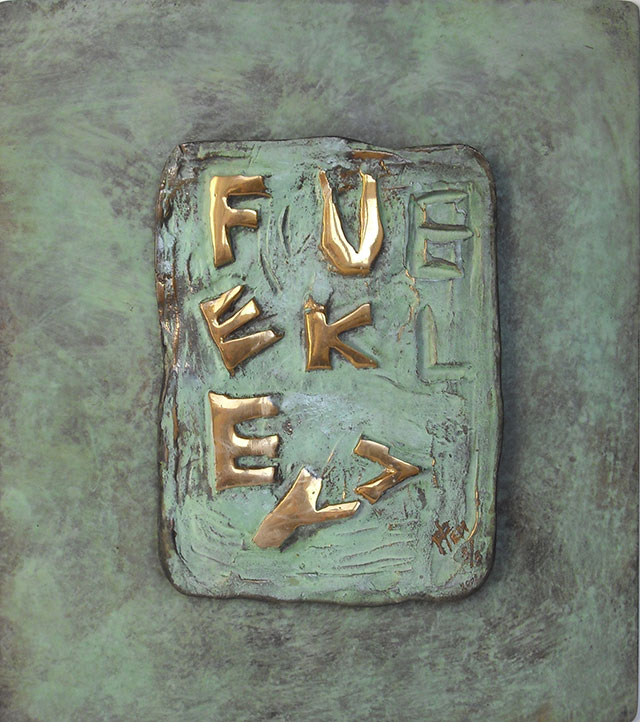 Scritture,
30x30 cm,
2002