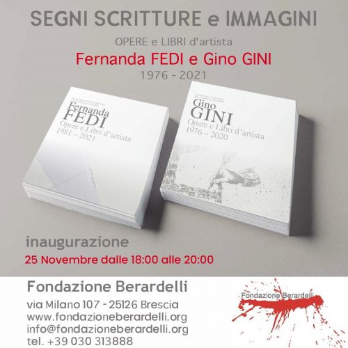 Segni, Scritture e Immagini. Opere e libri d’artista. Mostra antologica. Fondazione Berardelli, 25 Novembre 2023